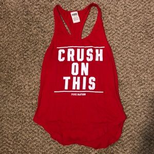 VS Pink graphic tank